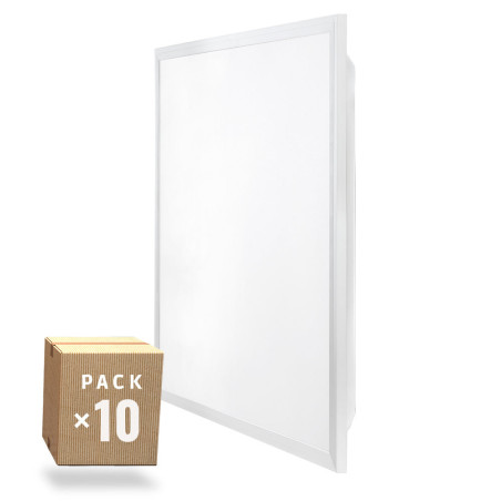 Pack 10 Panel LED 40W 4.400Lm 6000ºK 60x60Cm Enrejado UGR19 40.000H  [HO-PG-600x600-40W-CW-PK10]