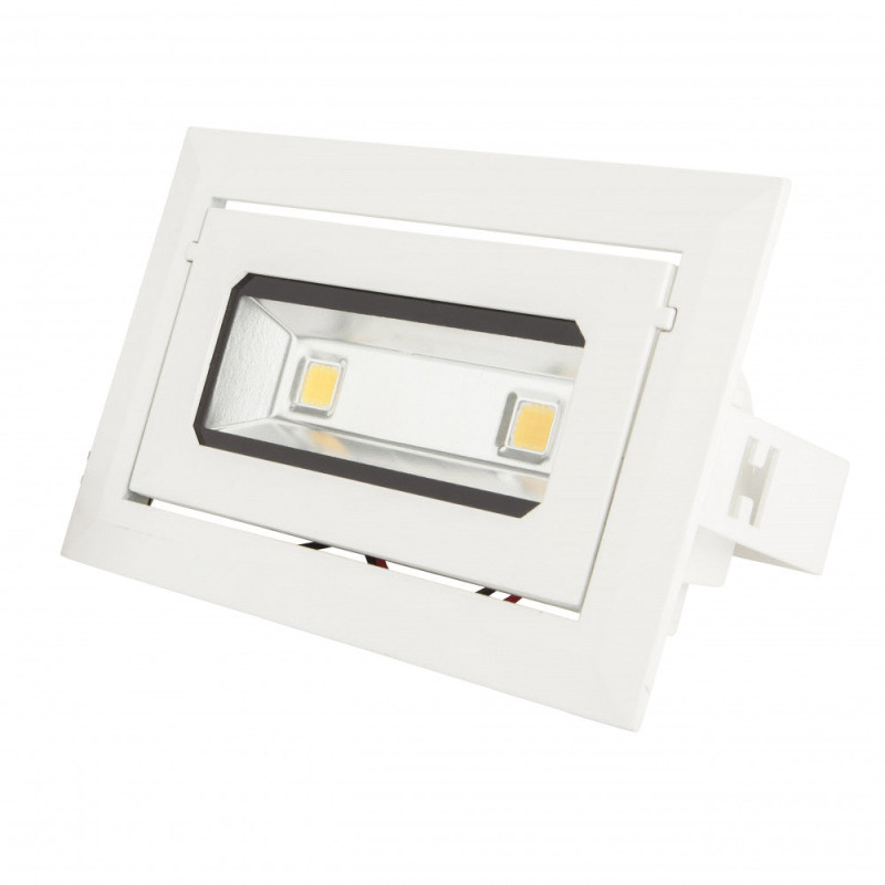 Foco Downlight LED 20W 1.800Lm 6000ºK Rectangular Basculante 40.000H [HO-DRECTBAS-20W-CW]