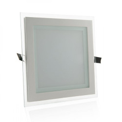 Foco Downlight LED 18W 1800Lm 6000ºK Cuadrado   Cristal 40.000H  [HO-MB02-18W-CW]