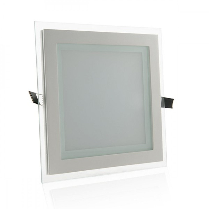 Foco Downlight LED 18W 1800Lm 6000ºK Cuadrado   Cristal 40.000H  [HO-MB02-18W-CW]