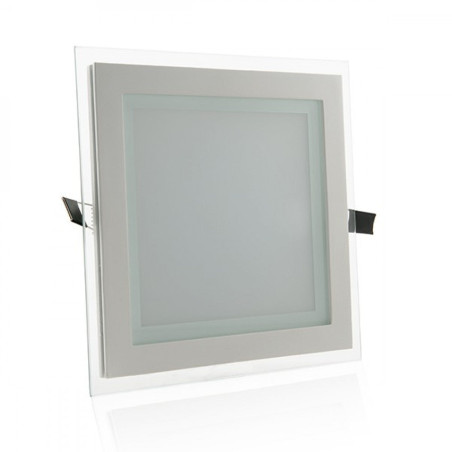 Foco Downlight LED 18W 1800Lm 6000ºK Cuadrado   Cristal 40.000H  [HO-MB02-18W-CW]