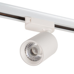 Foco de Carril Monofásico 10W COB Regulable Flicker Free Blanco 4000ºK  [1916-TL-10W-M-W]