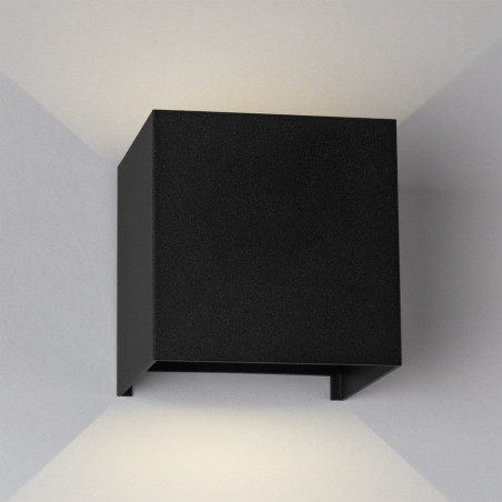 Aplique LED para Exterior 2x5W 100Lm/W IP65 Negro 4000K