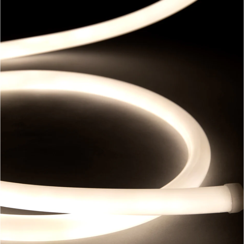 Tira LED Neón Flexible Circular - 220V - Instalación sobre superficie - Ø15mm 22W/m x1M IP67
