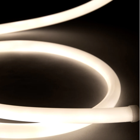 Tira LED Neón Flexible Circular - 220V - Instalación sobre superficie - Ø15mm 22W/m x1M IP67