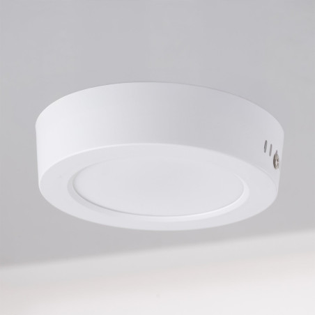 Plafón de Superficie LED 100Lm/W 6W 600Lm 6000ºK IP20 [HO-PLC-6W-600LM-CW]