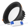 Foco Downlight Circular LED 20W 2.000Lm 6000ºK Anti-Deslumbrante UGR19 40.000H Negro
