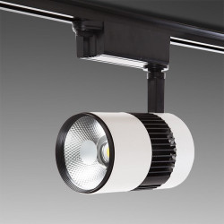 Foco de Carril LED 20W 2.000Lm CRI85 6000ºK "Annabelle" Monofásico 40.000H [PL-218050-CW-W]