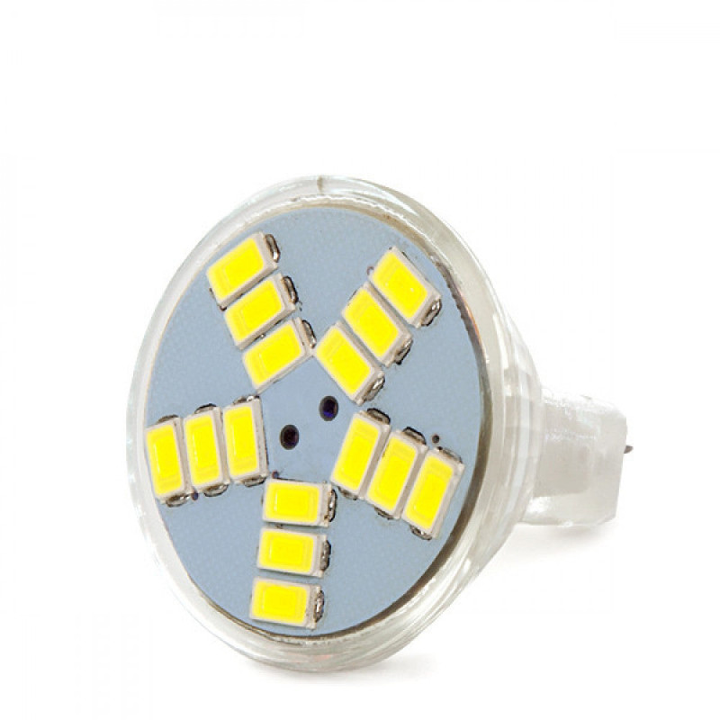 Bombilla LED Gu4 2.5W 180Lm 6000ºK MR11 40.000H  [CA-MR11-GU4-2.5W-CW]
