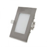 Placa LED 6W 600Lm 6000ºK Cuadrada Niquel Satinado 50.000H  [GL-CL-S6N-CW]