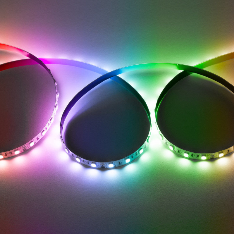 Tira de 300 LEDs 72W 4.200Lm SMD 5050 24VDC IP65 40.000H  [PL-219012-24-IP65-RGB]