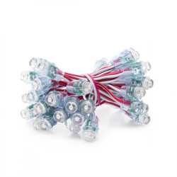 Pixel LED 0.1W 2Lm 12Mm 5V Epistar (Cadena 50 Unidades) Rojo 50.000H [DE-PIX-12-R]