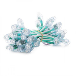 Pixel LED 0.1W 2Lm 12Mm 5V Epistar (Cadena 40 Unidades) Verde 50.000H [DE-PIX-12-G]