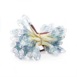 Pixel LED 0.1W 2Lm 12Mm 5V Epistar (Cadena 50 Unidades) Amarillo 50.000H [DE-PIX-12-Y]