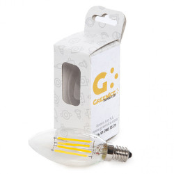 Bombilla LED E14 4W 273Lm 2700ºK Filamento Estuche Personalizado 40.000H [JTX-J14DHA42-WW-EP06]