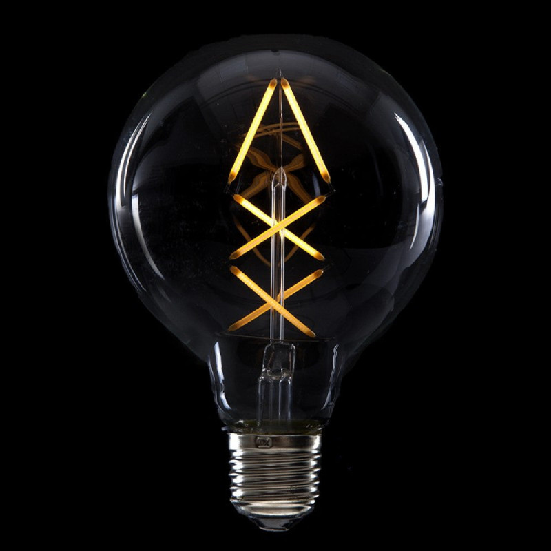 Bombilla LED E27 4W  288Lm 2000ºK Filamento G95 40.000H    [HO-LF-G95FI-E27-6WWW]