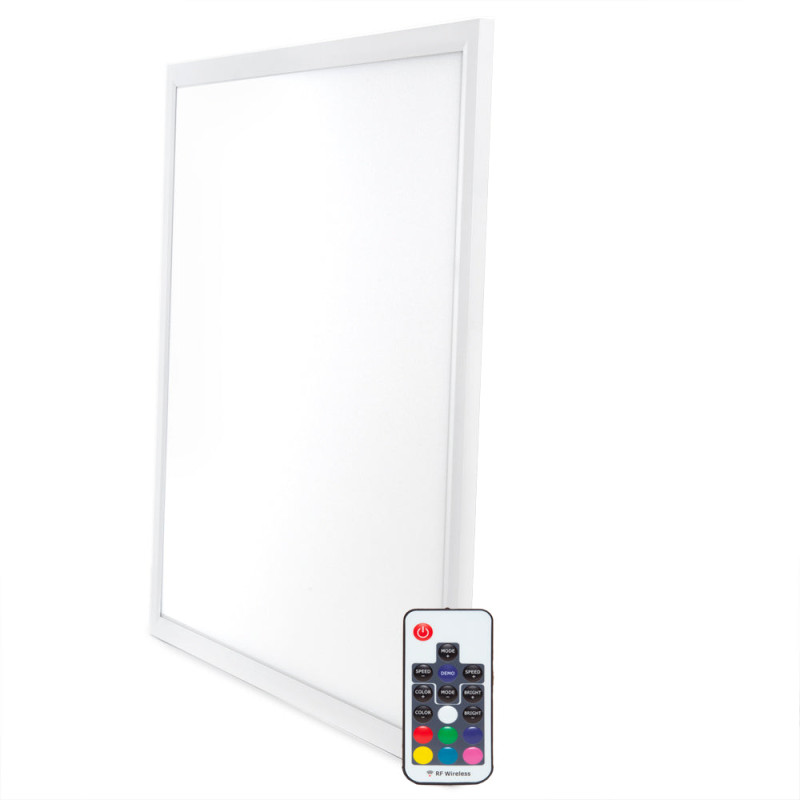 Panel LED Superslim 30W 60x60Cm RGB Control Remoto 40.000H  [HO-P-RGB-30W]