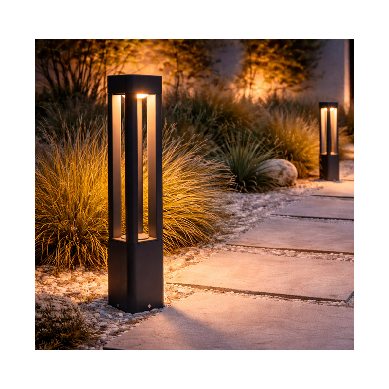 Lámpara de Suelo 10W  648Lm 2700ºK LED Exterior IP54 Chesapeake 40.000H [SL16-083B_G-WW]