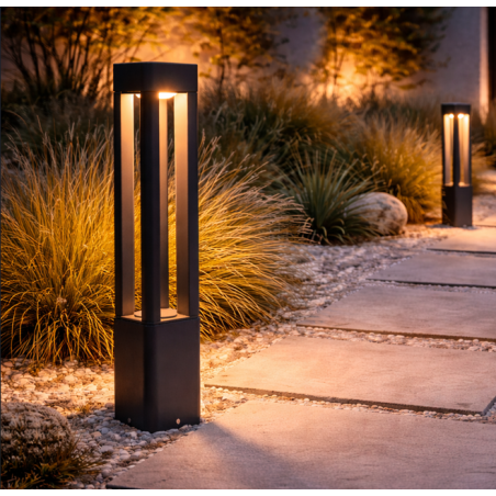 Lámpara de Suelo 10W  648Lm 2700ºK LED Exterior IP54 Chesapeake 40.000H [SL16-083B_G-WW]