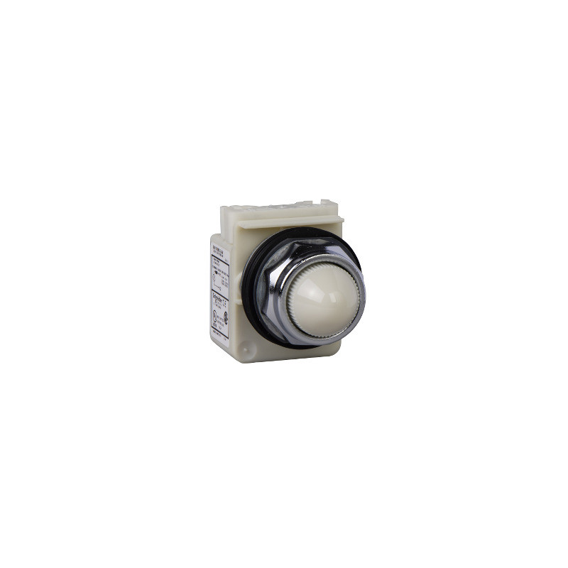 piloto luminoso Ø30 - blanco - LED BA 9 s - 24 V ref. 9001KP35LWW9 Schneider Electric [PLAZO 3-6 SEMANAS]