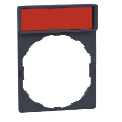 porta-etiqueta 30 x 40 mm para etiqueta 8 x 27 mm con marcaje REARME ref. ZBY0423 Schneider Electric [PLAZO 3-6 SEMANAS]