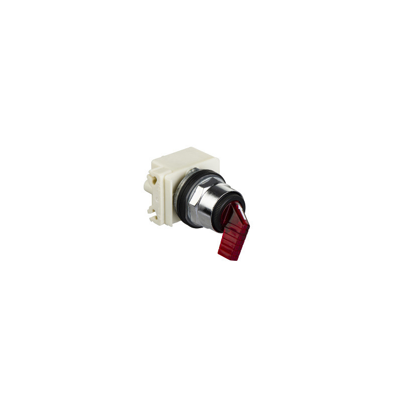 cabeza selector luminoso rojo Ø30 - 3 posiciones con retorno ref. 9001K53J35LRFR Schneider Electric [PLAZO 3-6 SEMANAS]