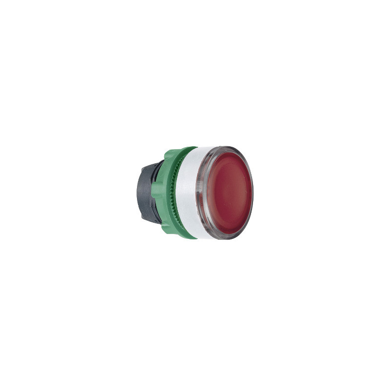 CABEZA PULS.LUM.ROJO LED COL.BL. ref. ZB5AW343C1 Schneider Electric [PLAZO 3-6 SEMANAS]
