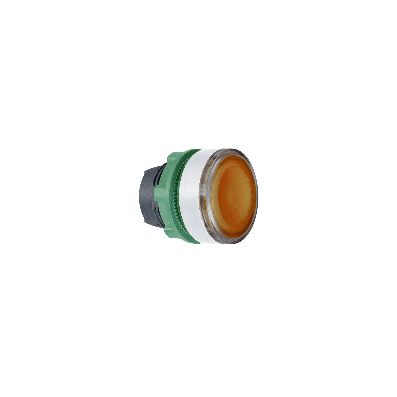 CABEZA PULS.LUM.NARANJA LED COL.BL. ref. ZB5AW353C1 Schneider Electric [PLAZO 3-6 SEMANAS]