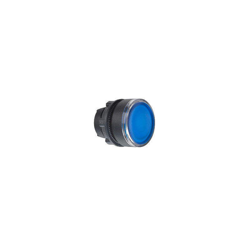 Cabeza pulsador luminoso azul ø 22 ref. ZB5AW363 Schneider Electric