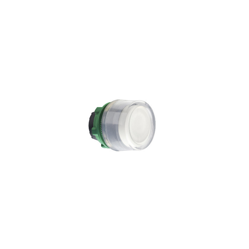 CABEZA PULS.LUM.BLANCO CON CAP.TRANSP.LED COL.GR. ref. ZB5AW513C0 Schneider Electric [PLAZO 3-6 SEMANAS]