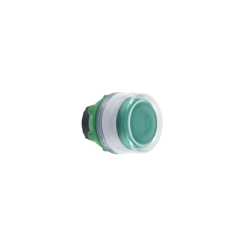 CABEZA PULS.LUM.VERDE CON CAP.TRANSP.LED COL.BL. ref. ZB5AW533C1 Schneider Electric [PLAZO 3-6 SEMANAS]