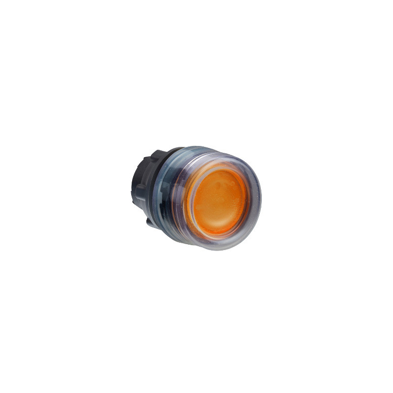 Cabeza pulsador luminoso con capuchón naranja ø 22 ref. ZB5AW553 Schneider Electric [PLAZO 3-6 SEMANAS]
