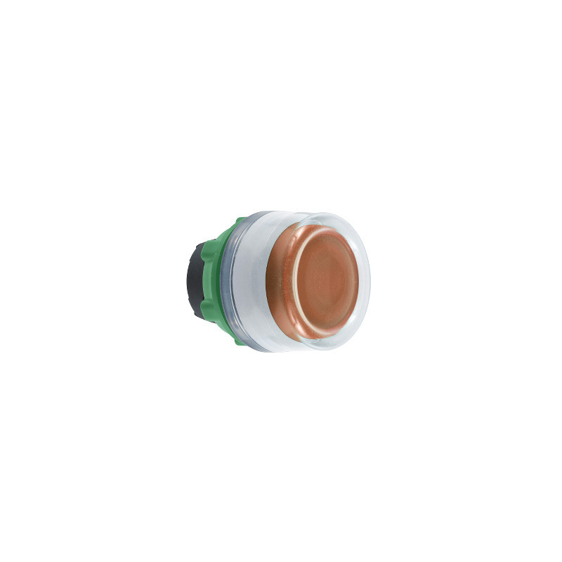 CABEZA PULS.LUM.NARANJA CON CAP.TRANSP.LED COL.BL. ref. ZB5AW553C1 Schneider Electric [PLAZO 3-6 SEMANAS]