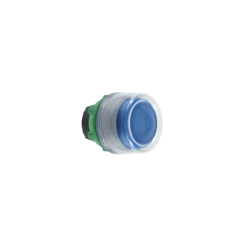 CABEZA PULS.LUM.AZUL CON CAP.TRANSP.LED COL.GR. ref. ZB5AW563C0 Schneider Electric [PLAZO 3-6 SEMANAS]