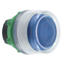 CABEZA PULS.LUM.AZUL CON CAP.TRANSP.LED COL.BL. ref. ZB5AW563C1 Schneider Electric [PLAZO 3-6 SEMANAS]