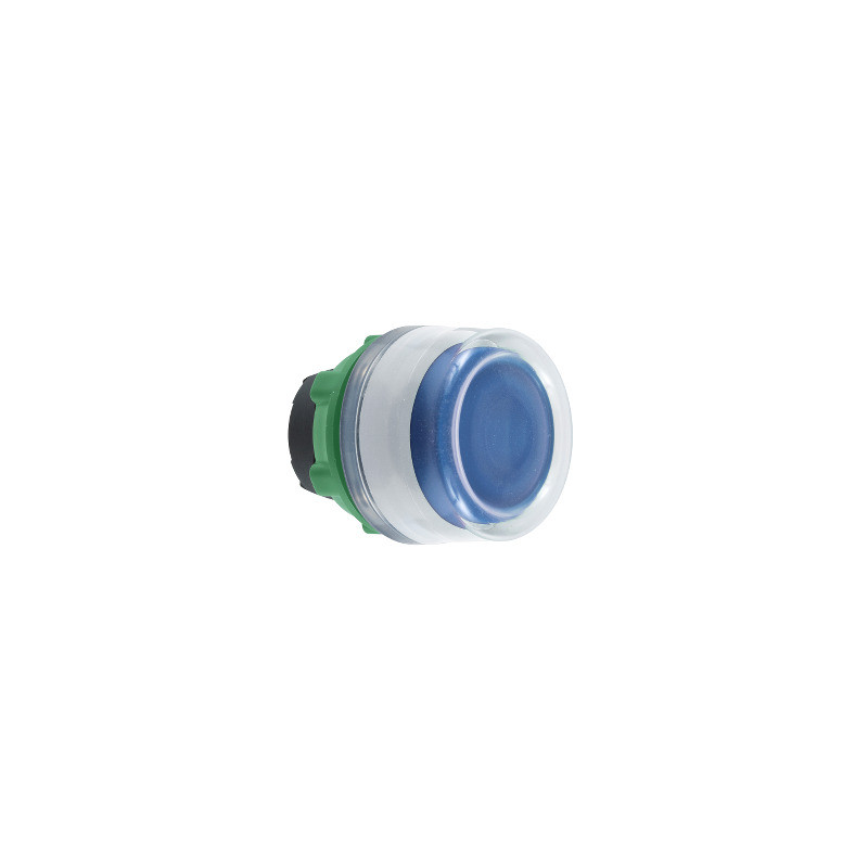 CABEZA PULS.LUM.AZUL CON CAP.TRANSP.LED COL.BL. ref. ZB5AW563C1 Schneider Electric [PLAZO 3-6 SEMANAS]