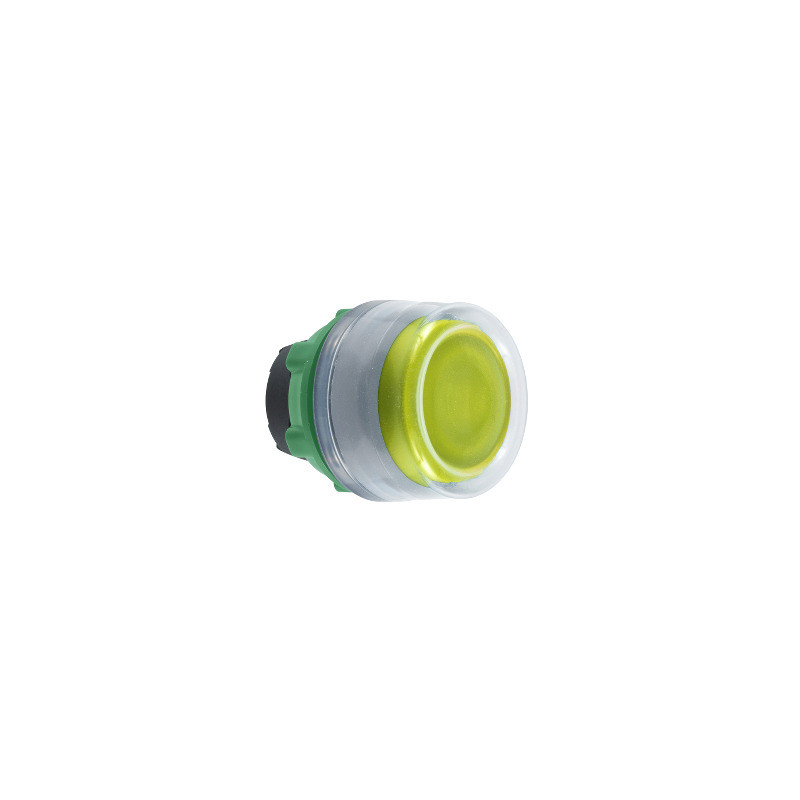 CABEZA PULS.LUM.AMAR.CON CAP.TRANSP.LED COL.GR. ref. ZB5AW583C0 Schneider Electric [PLAZO 3-6 SEMANAS]