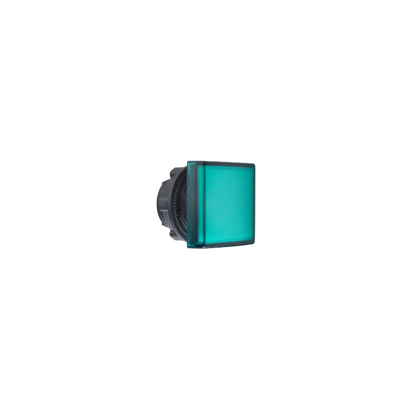 Cabeza piloto cuadrado luminoso verde ø 22 ref. ZB5CV033 Schneider Electric [PLAZO 3-6 SEMANAS]