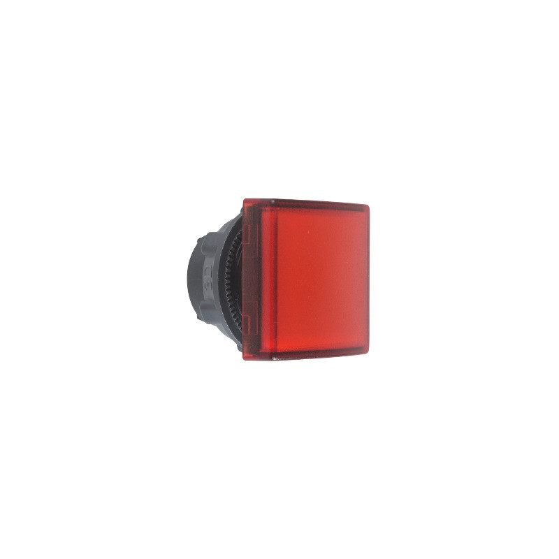 Cabeza piloto cuadrado luminoso rojo ø 22 ref. ZB5CV043 Schneider Electric [PLAZO 3-6 SEMANAS]