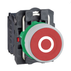 PULS.ROJO 1NC CON MARCAJE O" COL.BL." ref. XB5AA4322C1 Schneider Electric [PLAZO 3-6 SEMANAS]