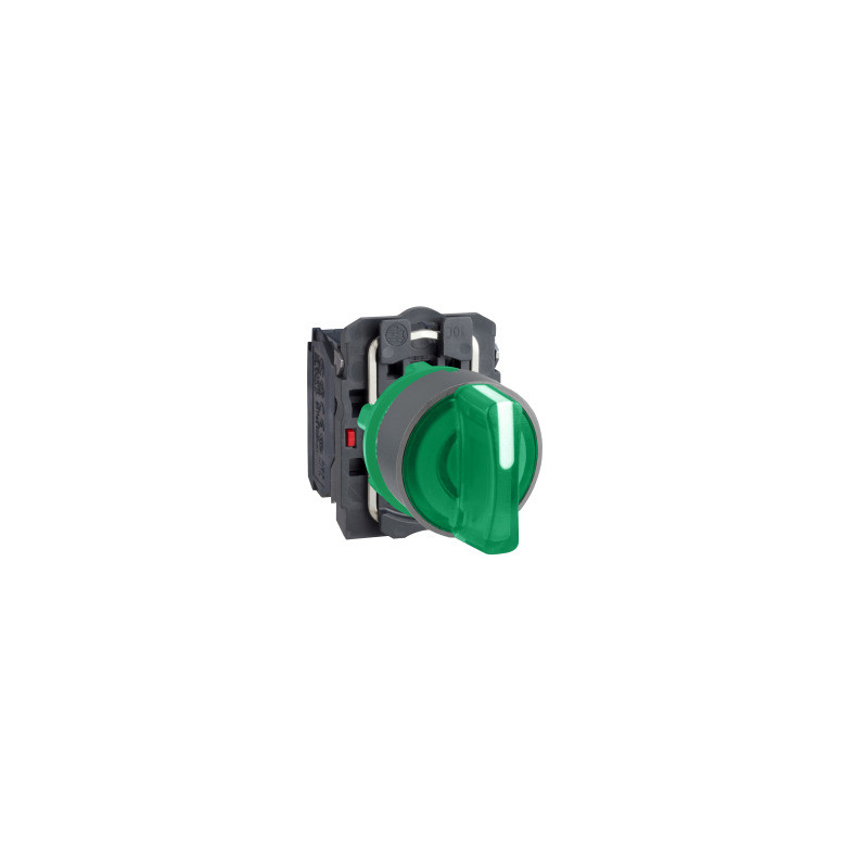 SELECTOR LUM.VERDE 3 POS.FIJAS 24VAC/DC 1NA1NC COL.GR. ref. XB5AK133B5C0 Schneider Electric [PLAZO 3-6 SEMANAS]