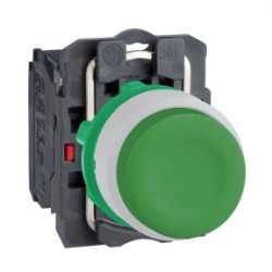 PULS.SALIENTE VERDE 1NA CON CAP.TRANSP.COL.BL. ref. XB5AP31C1 Schneider Electric [PLAZO 3-6 SEMANAS]