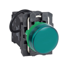 piloto luminoso Ø22 - verde - LED integrado - 400 V ref. XB5AV5B3 Schneider Electric [PLAZO 3-6 SEMANAS]