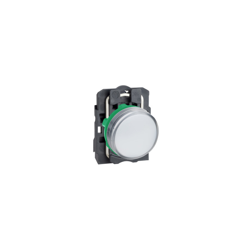 Piloto luminoso ø 22 - blanco - led integrado - 24 v ref. XB5AVB1 Schneider Electric [PLAZO 3-6 SEMANAS]