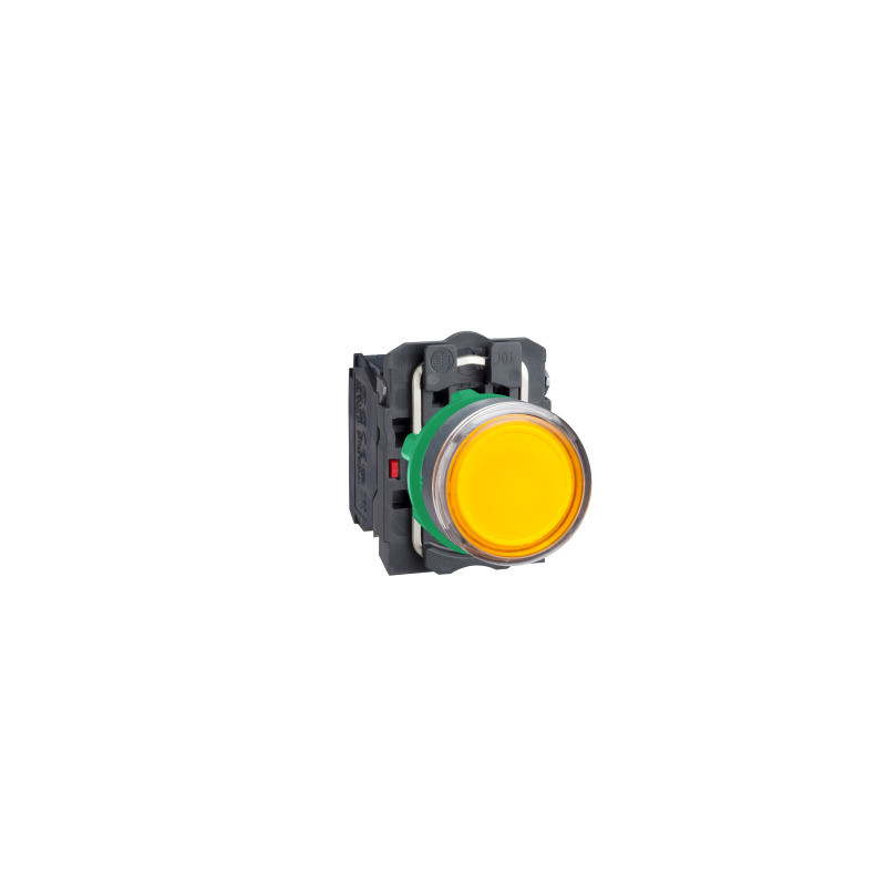 Pulsador luminoso naranja ø22 - 1NA+1NC - 110...120V ref. XB5AW35G5 Schneider Electric [PLAZO 3-6 SEMANAS]