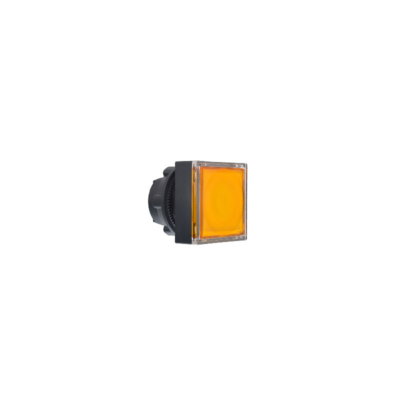 Cabeza pulsador cuadrado luminoso naranja ø 22 ref. ZB5CW353 Schneider Electric [PLAZO 3-6 SEMANAS]