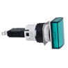 Piloto luminoso rectangular verde ø 16 - led integrado - 24 V - conector ref. XB6DV3BB Schneider Electric [PLAZO 3-6 SEMANAS]