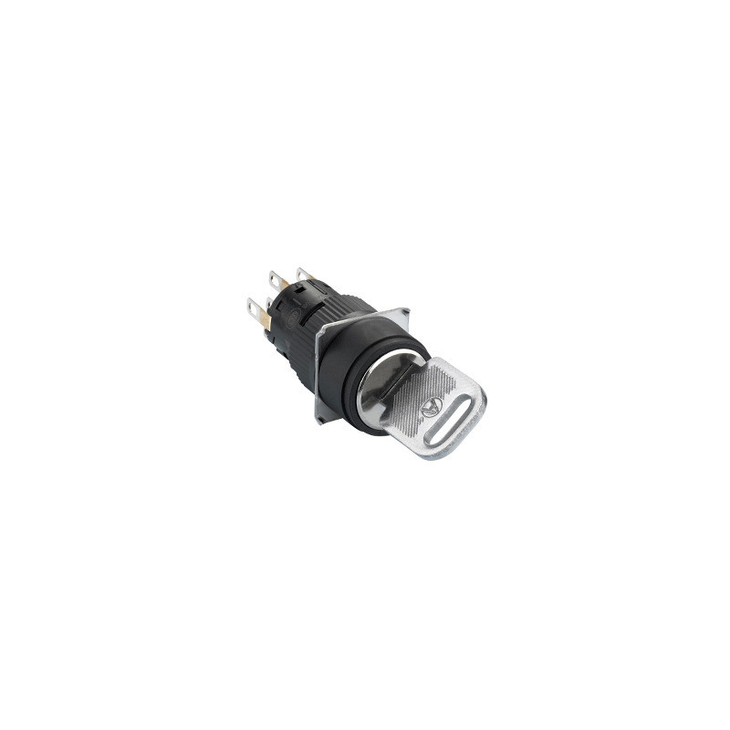 selector llave 132 circular negro Ø16 - 3 posiciones fijas - 2NANC ref. XB6EAG232P Schneider Electric [PLAZO 3-6 SEMANAS]