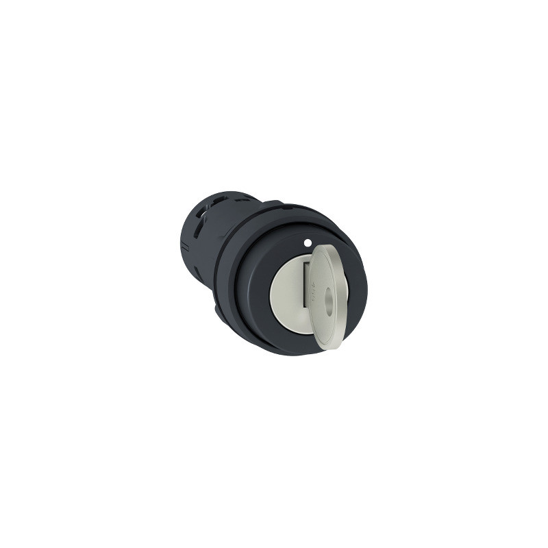 selector de llave-Ø 22 - bloq. con llave a la izq.- 2 posic. - 1 NO - Ronis 455 ref. XB7NG21 Schneider Electric [PLAZO 8-15 DIAS