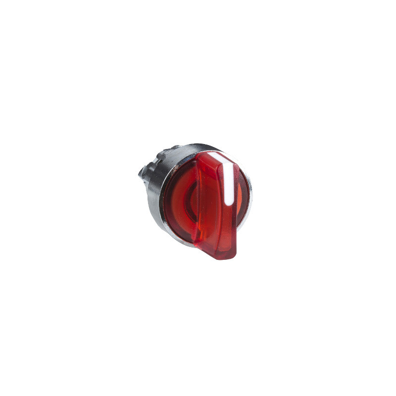 Cabeza selector luminoso rojo ø 22 2 posiciones con retorno ref. ZB4BK1443 Schneider Electric [PLAZO 3-6 SEMANAS]